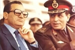 الرئيس مبارك وأبو غزالة 